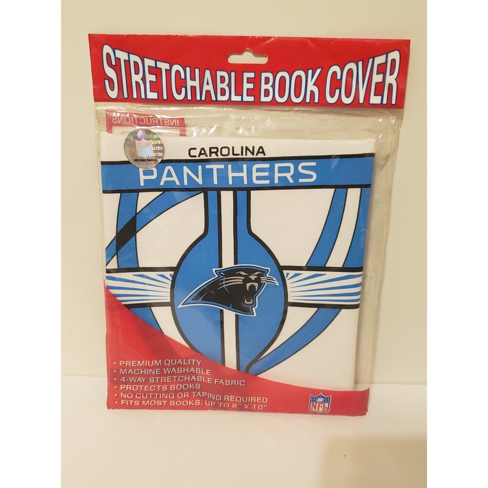 Carolina Panthers Stretchable Book‎ Cover NFL Vintage